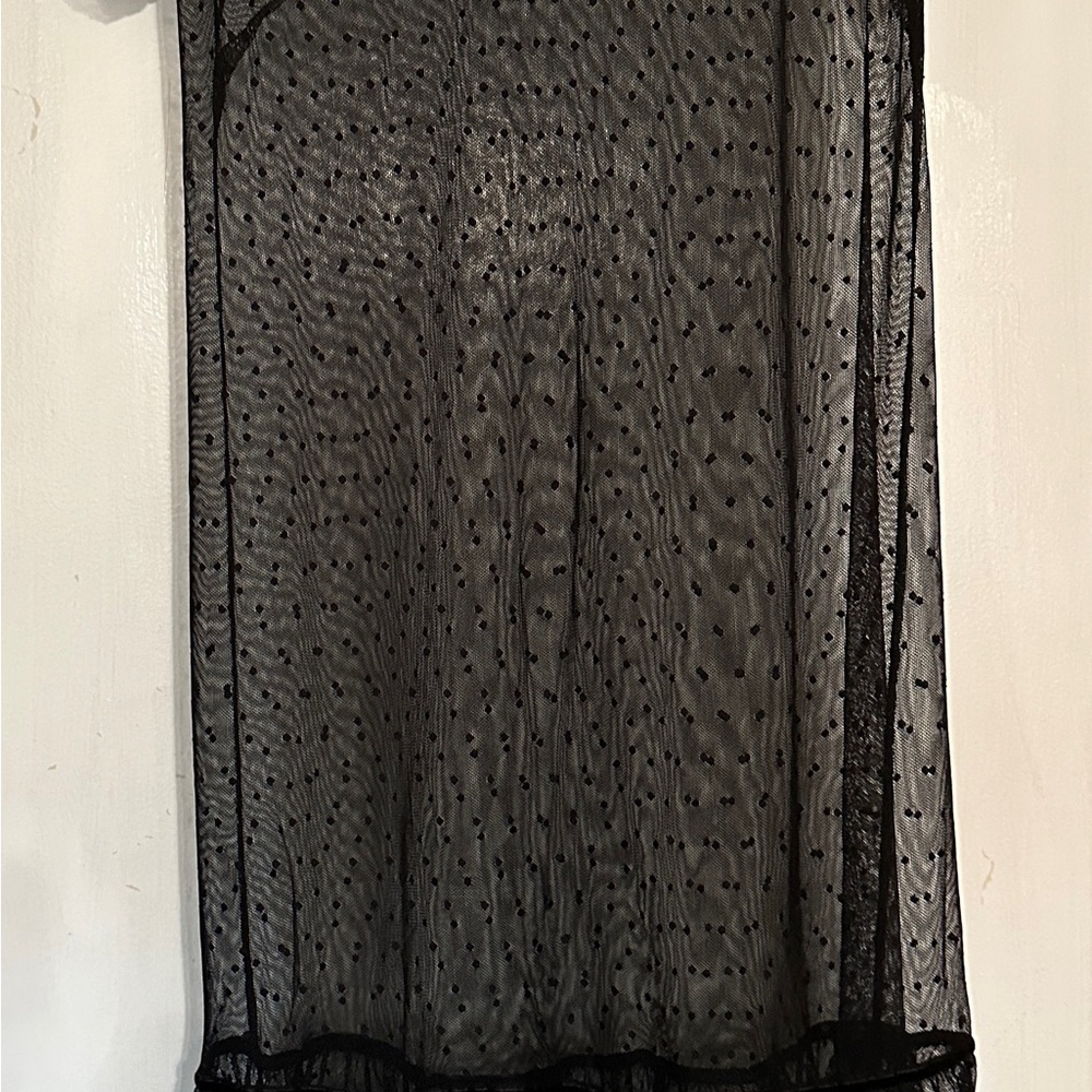 Forever 21 Elegant Black Sheer Dress - Picture 5 of 7